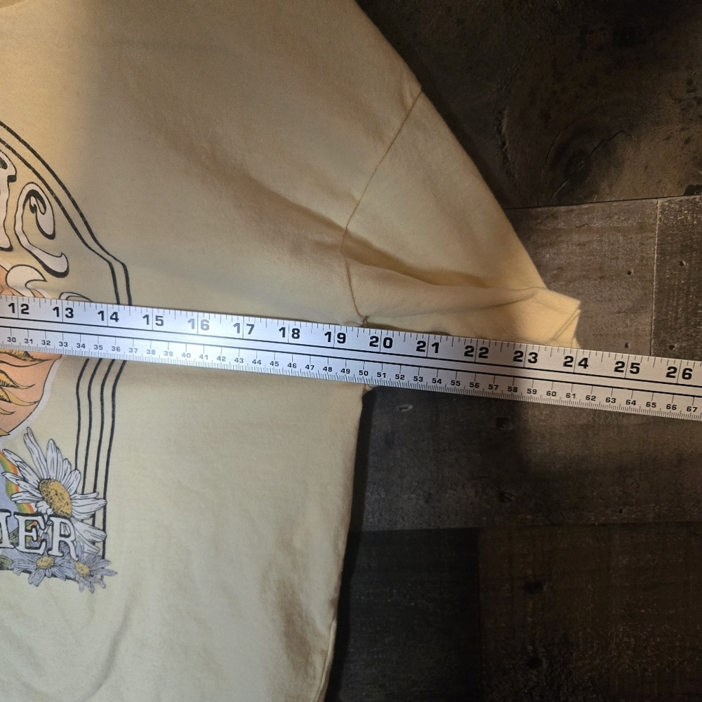 Rebellious One Pale Yellow Cosmic Dreamer Graphic Tee - Picture 5 of 5